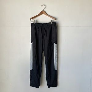 SOLD! Vintage 1990 Nike gray black and white windbreaker pants